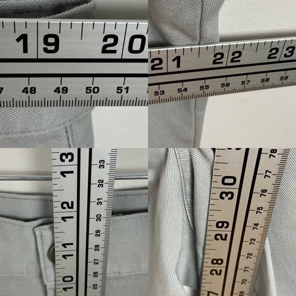 NWT Peter Manning Lightweight Chino Dress Pants Grey Size 38 by 30 New With Tags - Picture 11 of 11